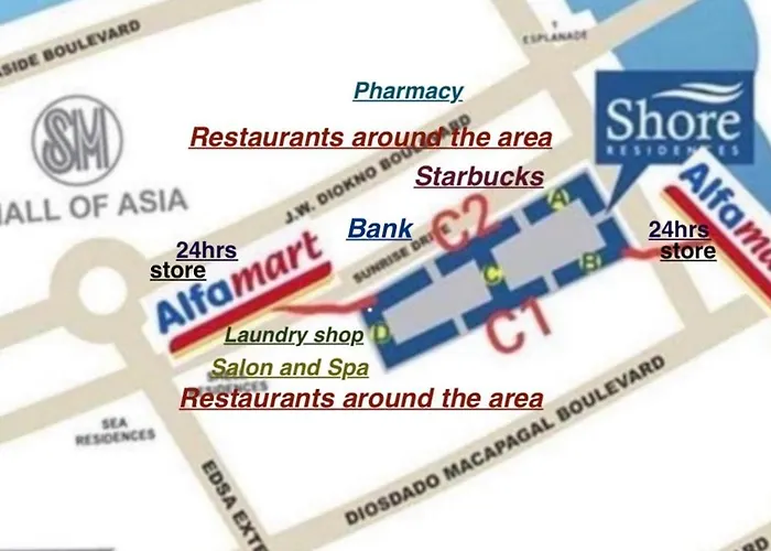 Hostel Sharing With Balcony At Shore In Pasay Near Moa And Airport